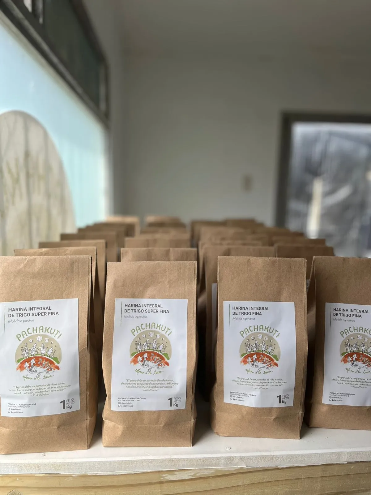 1kg Harina de trigo integral gruesa